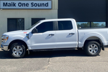 2021 Ford F-150 with professional window tint in North Bay